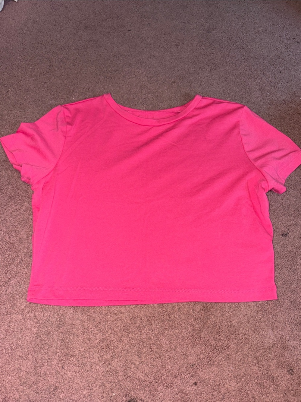 wild fable Hot Pink Cropped Tee